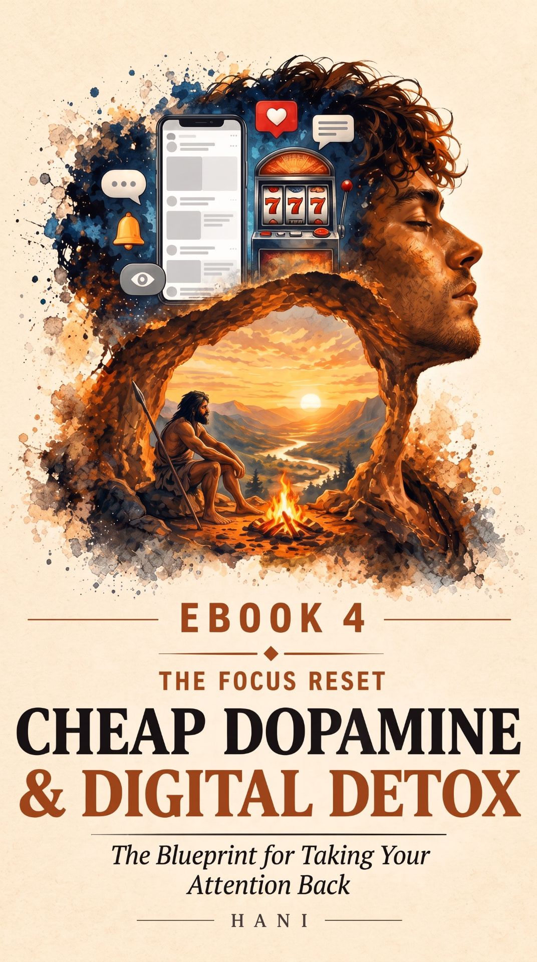 Book 4 cover β Cheap Dopamine & Digital Detox Blueprint